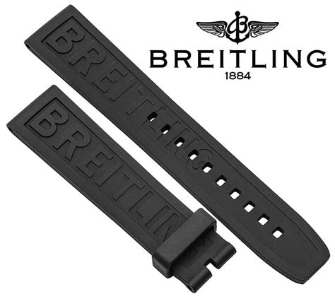 breitling black watch strap|Breitling watch straps for sale.